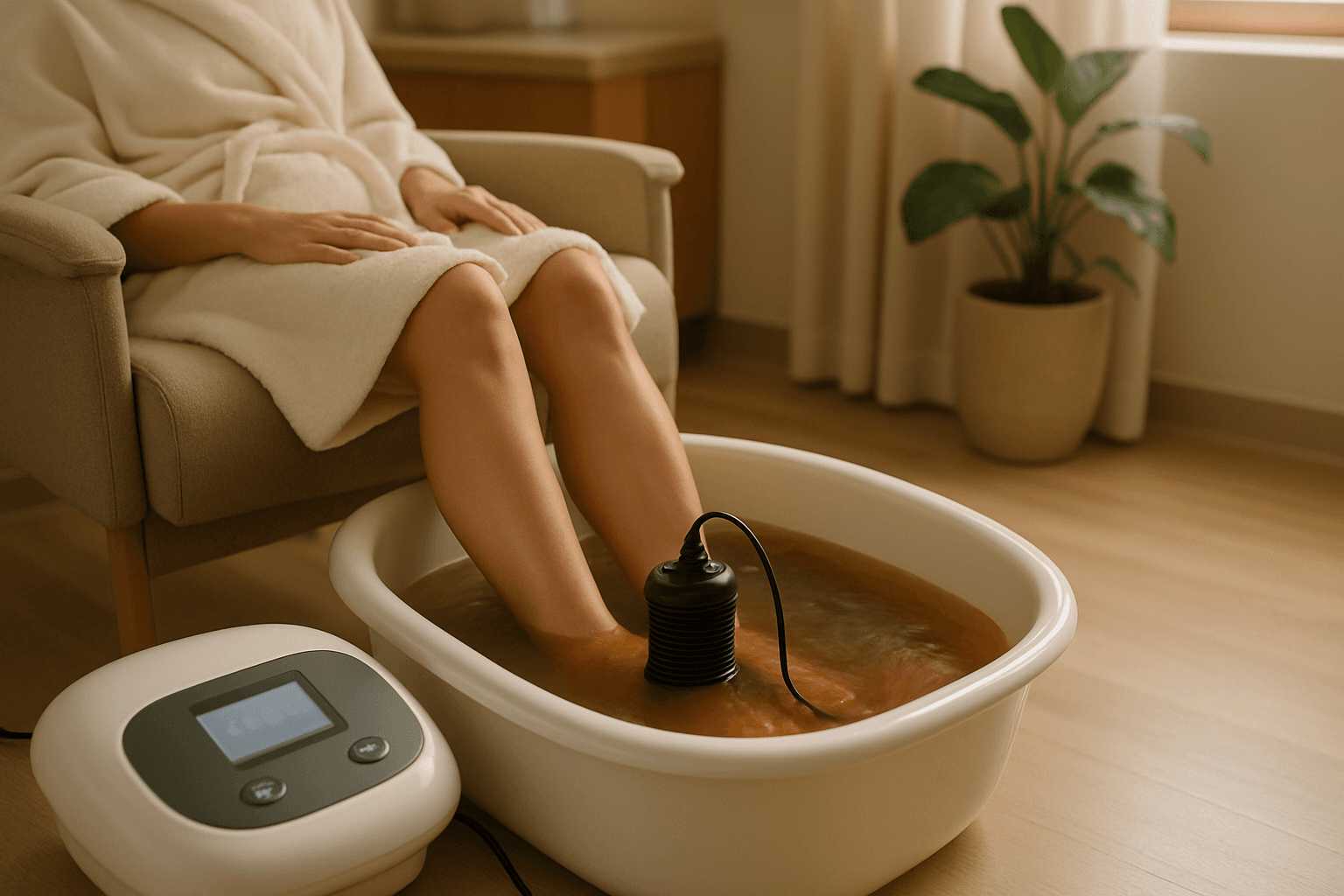 What actually happens during an ionic foot spa (and why it works)